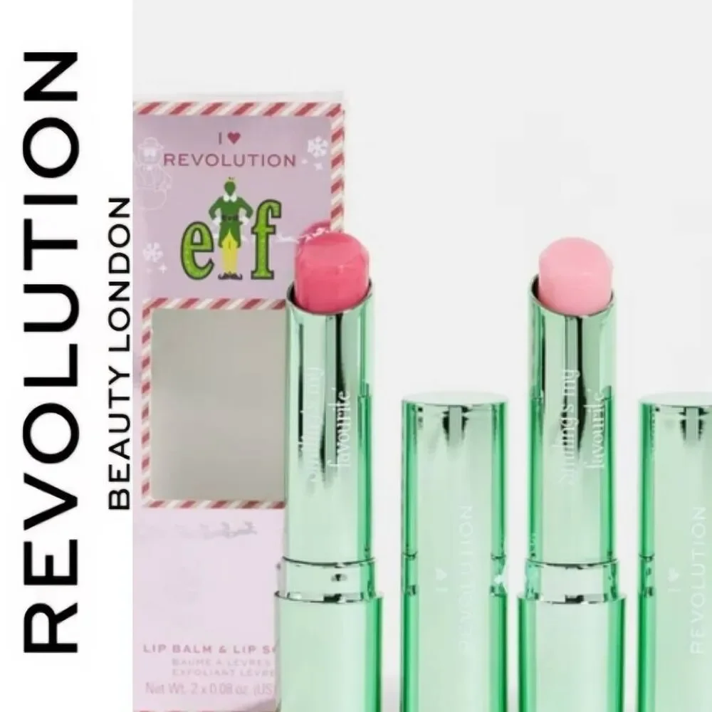 Revolution‎ Beauty X Elf Smiling Is My Favorite Lip Balm & Lip Scrub Set